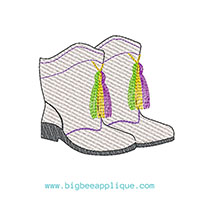 Mini Marching Boots Machine Embroidery Design